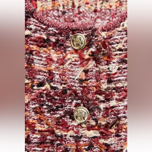 ZARA STRUCTURED KNIT CARDIGAN - Picture 6 of 6